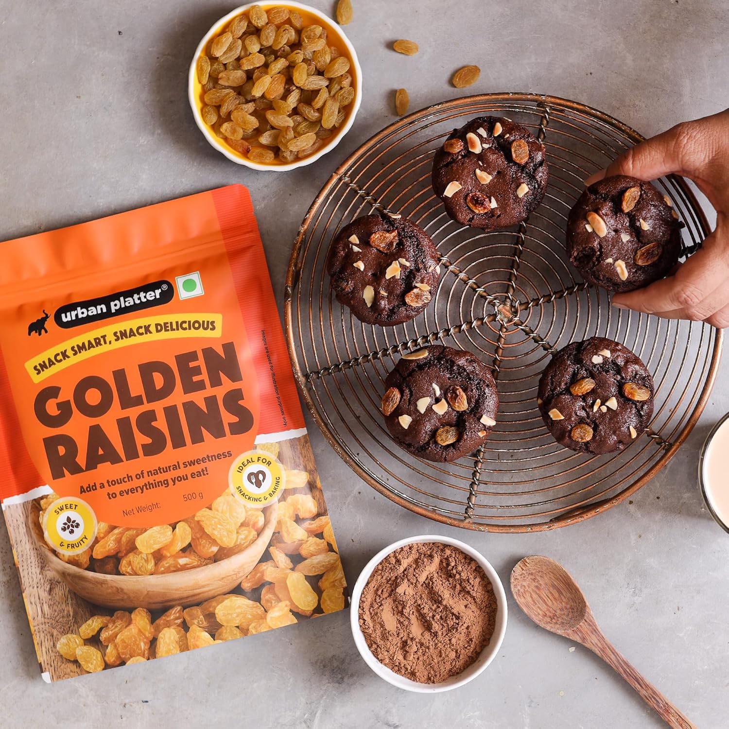 Urban Platter Golden Raisins Kishmish, 1kg