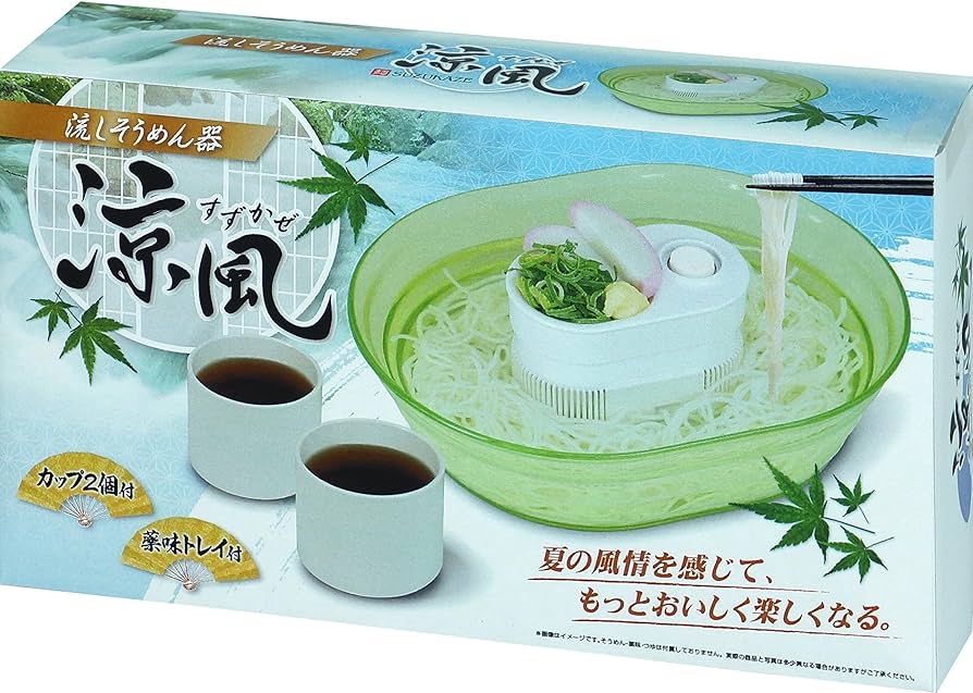 ☆HARE☆✨流しそうめん台 5m トプラン 全自動流しそうめん器 ぐるぐるそーめん TKY 90 : まる