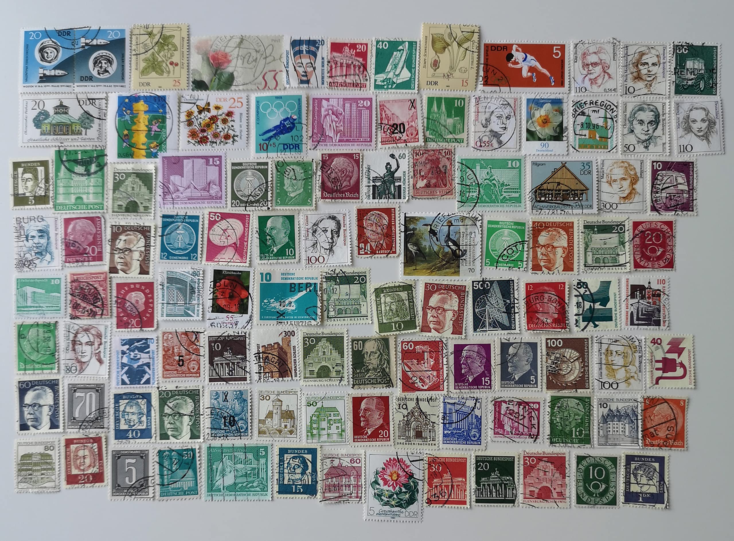 100 Different Germany Postage Stamps Collection (Stamps for Collector)