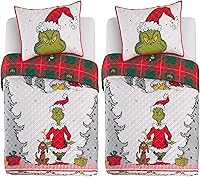 Vista 1 de Franco Grinch de Dr. Seuss Edredón (Paquete de 2)