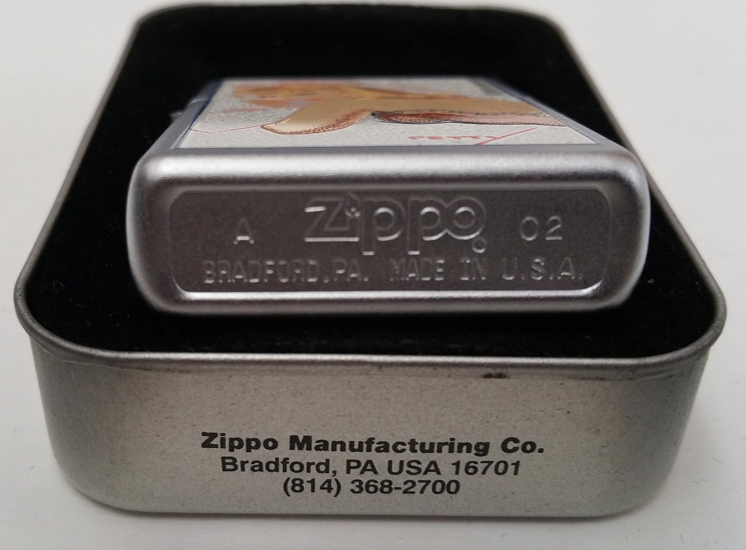 Zippo Lighter Pinup Art The Petty Girls Lady in Lace