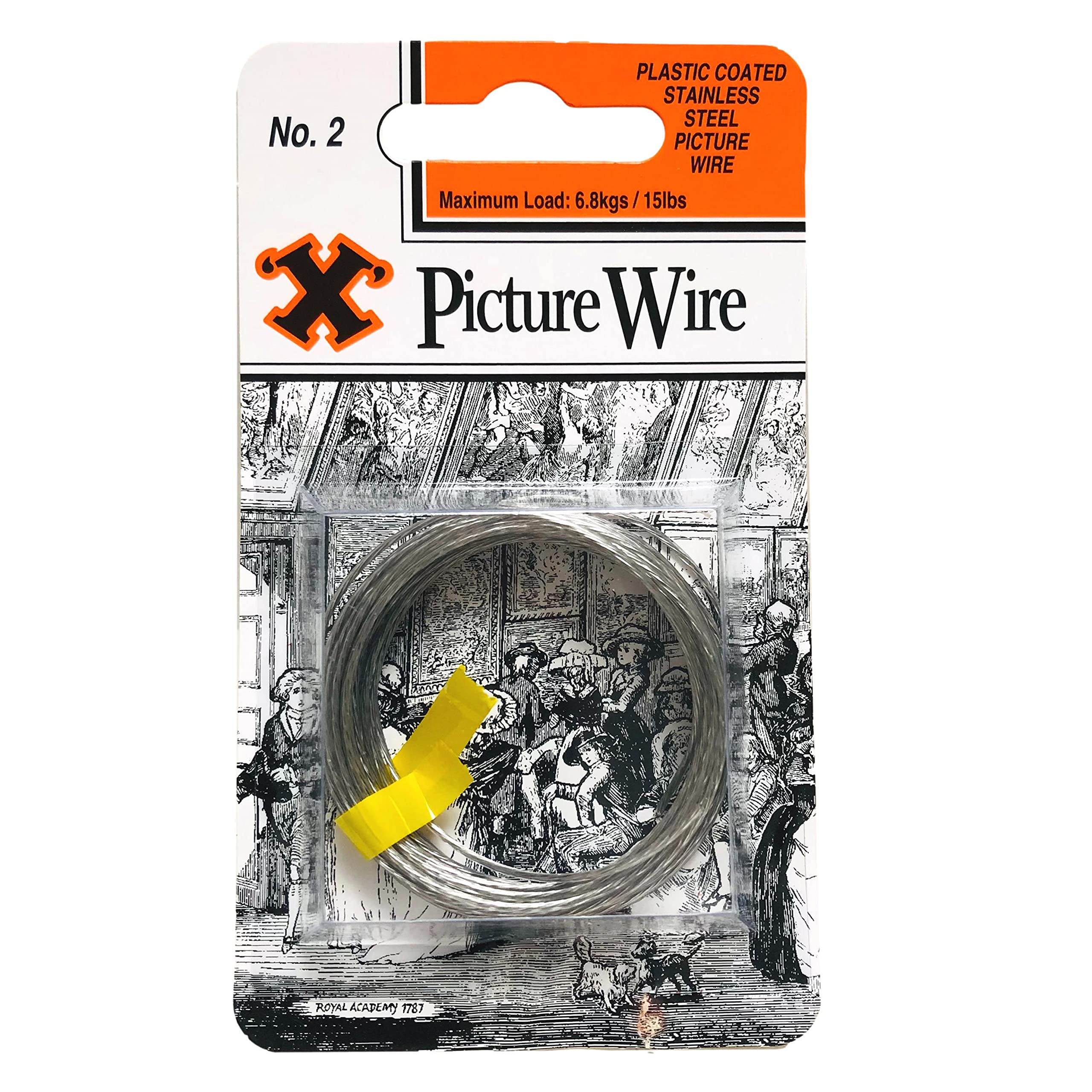 X Stainless Steel Picture Wire No. 2 3m Blister Pack