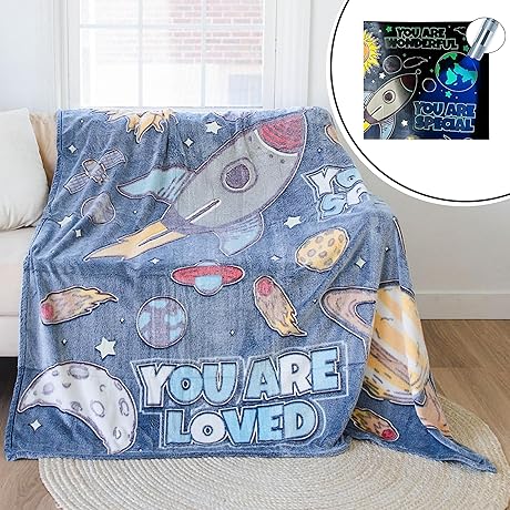 Kanguru Glow in the Dark Constellation Blanket