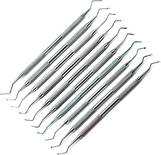 New Dental Restorative Excavators Double Ended Endodontic Stainless Steel Instruments Set of 10