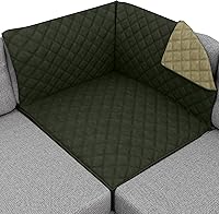 Vista 123 de Sofa Shield - Funda para sillón con respaldo patentado con correa, protector de cojín, funda reversible diseñada en EE. UU. resistente a manchas