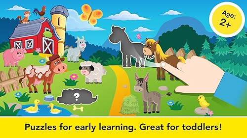 Shape Puzzle Builder for Toddlers - Free games for kids 1, 2, 3, 4, 5 years old