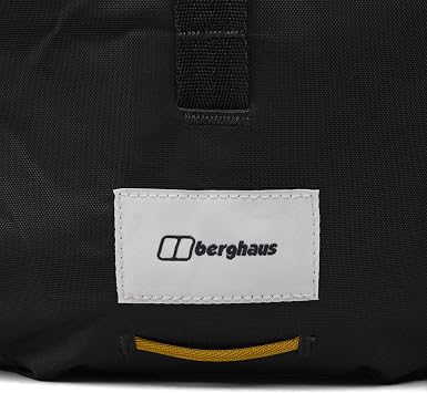Berghaus Unisex Explorer Rucksack | Rolltop Day Packs, Black/Black, One Size