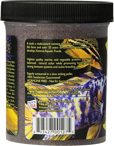 Vista 18 de Xtreme Community Peewee - Gránulos de 0.059 in: hundimiento lento e ideal para peces comunitarios – Aumenta la salud inmune y digestiva, mejora