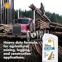 Vista 5 de Shell Rotella T4 Triple Protection 15W-40 Aceite de motor, 1 cuarto de galón (paquete de 6)