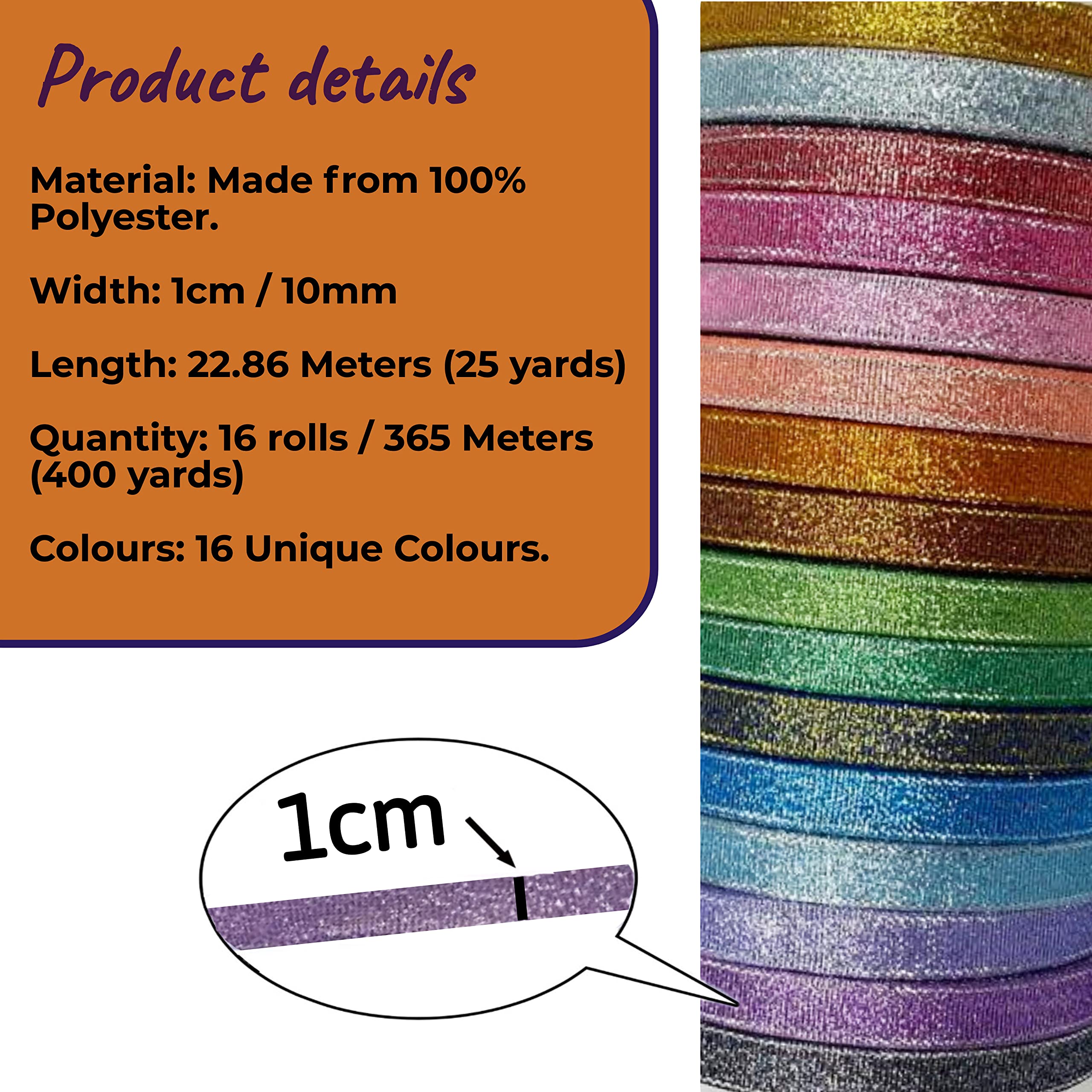 Krullint Metallic Glanzend Embossed Rood 10mm x 250 meter Krabbendam Kadoverpakking