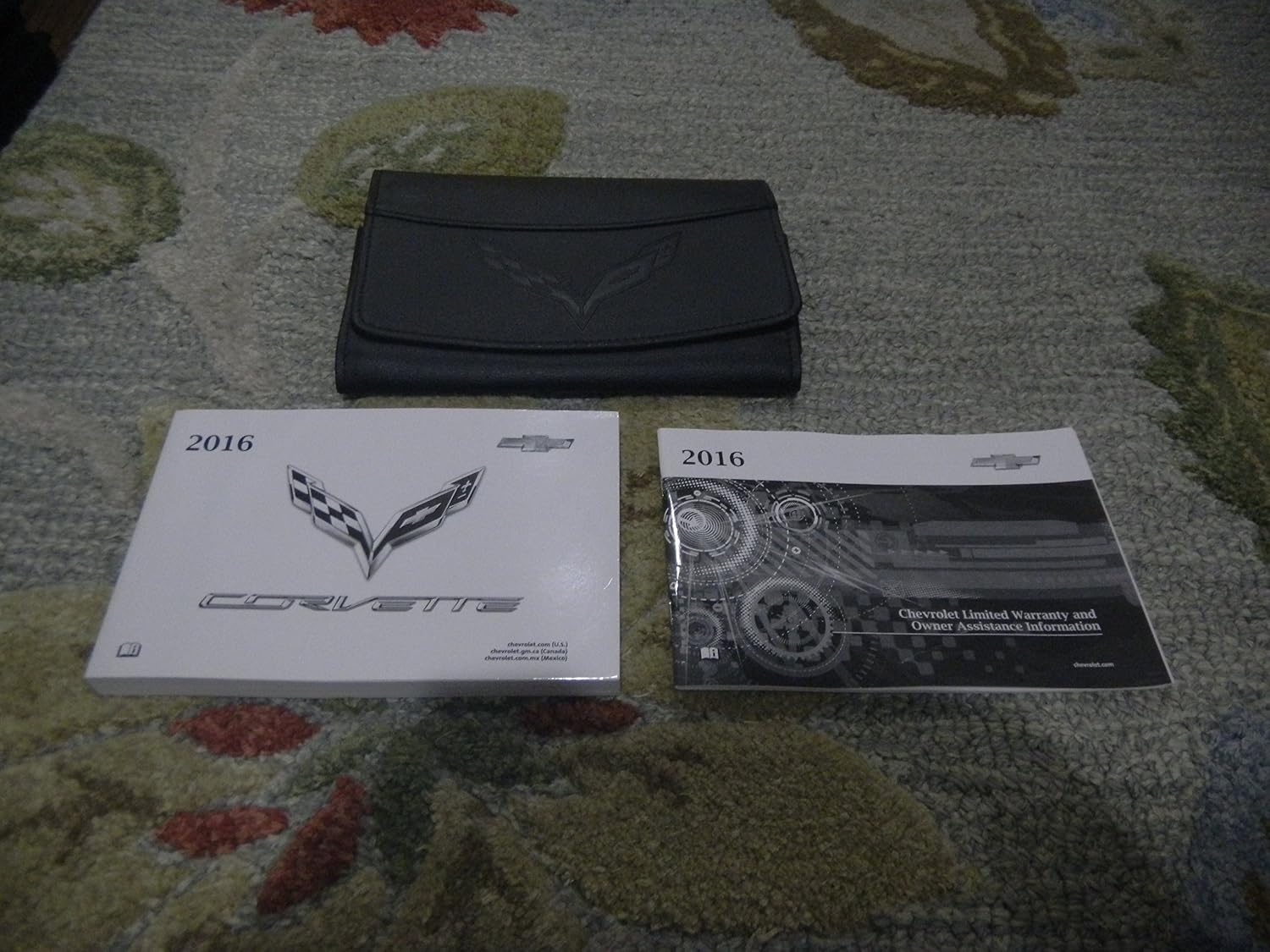 2016 Chevy Corvette owners manual set with case