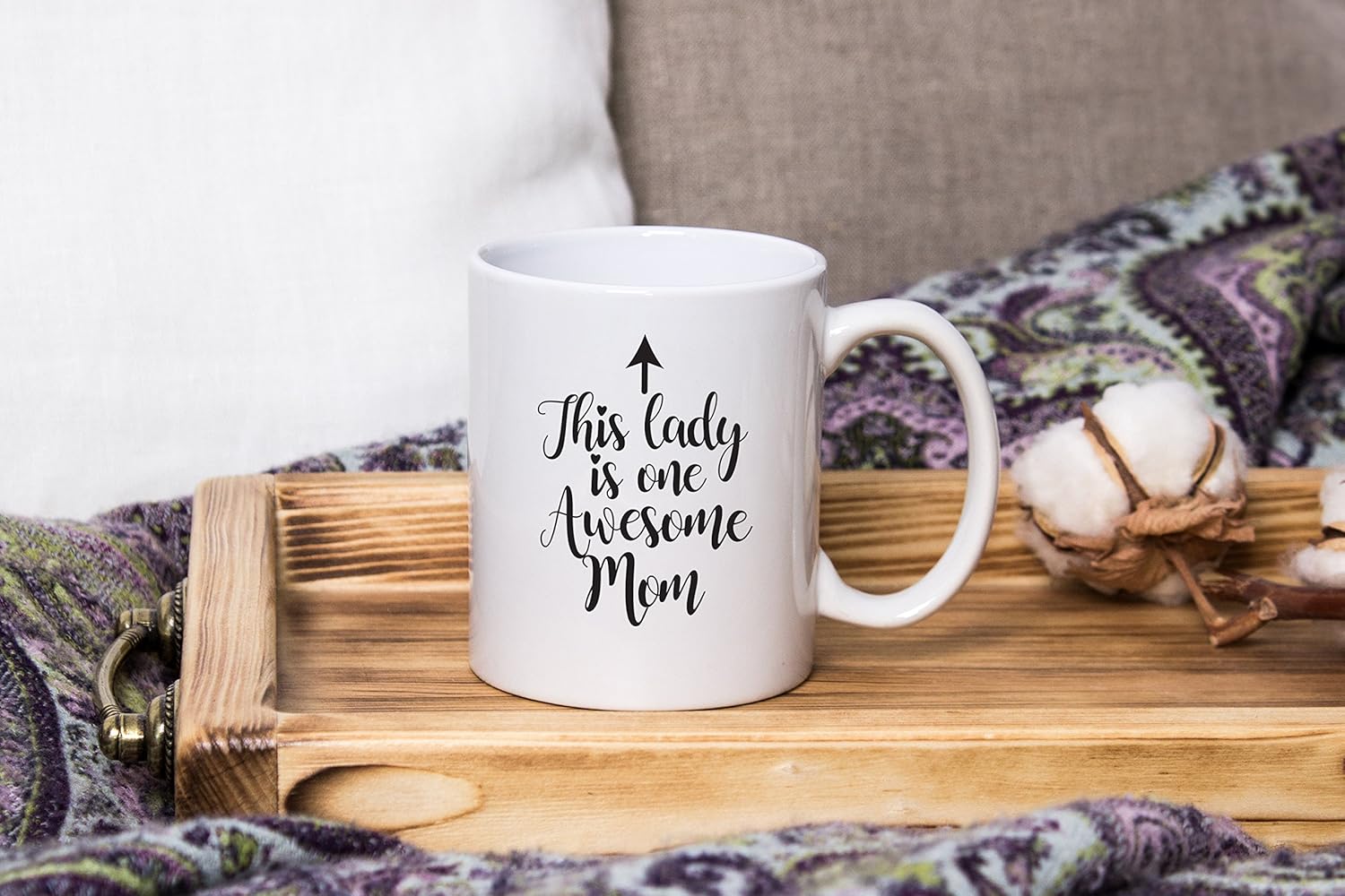One Awesome Mom Funny Coffee Mug - Gifts for Mom, Women - Best Mom's Gifts from Daughter, Son, Kids, Husband - Cool Birthday Present Idea for New Mother, Wife, Her - Novelty Mom's Mug, Cup - Image 4