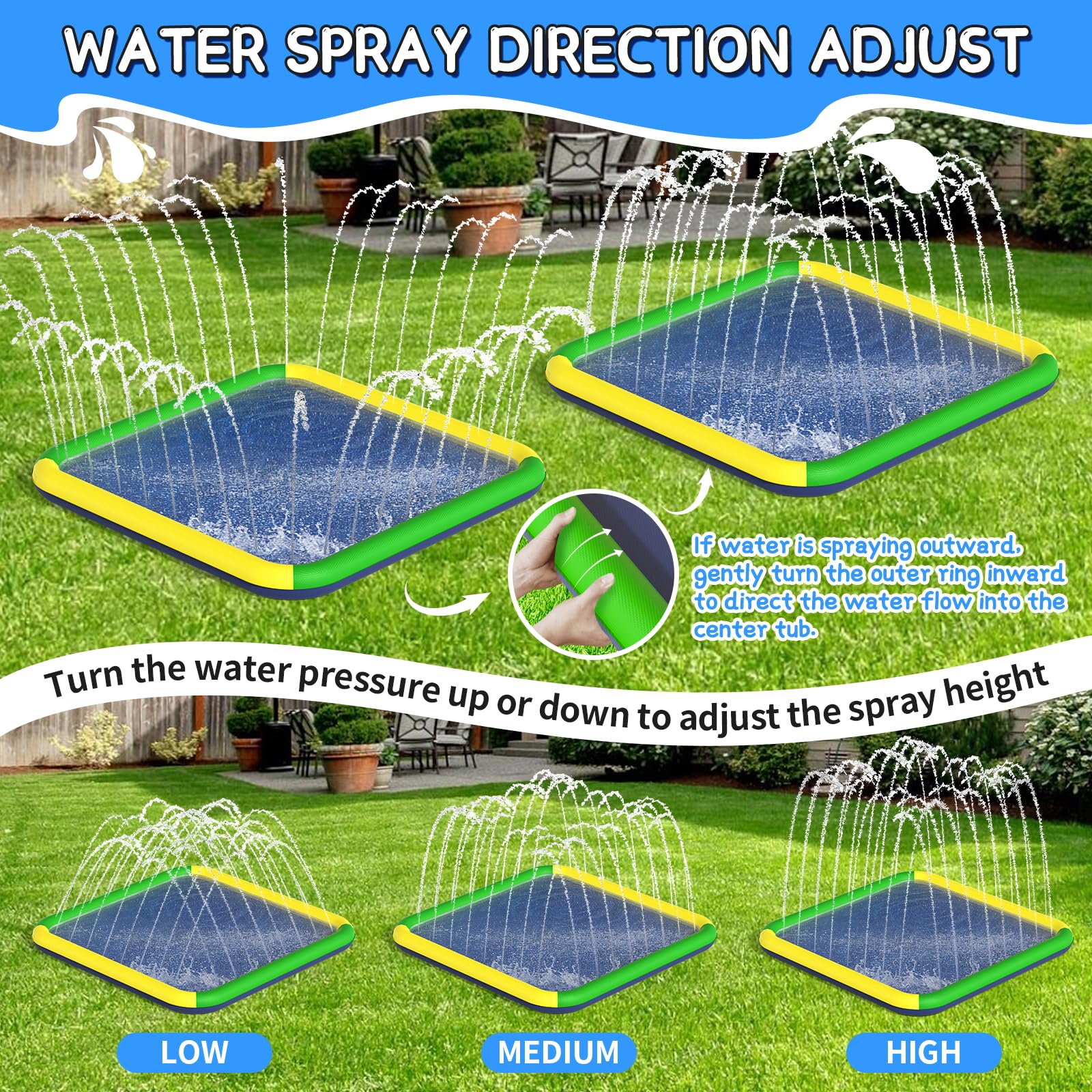 Amazon.com: Splash Pad for Kids & Dogs, EPN 140