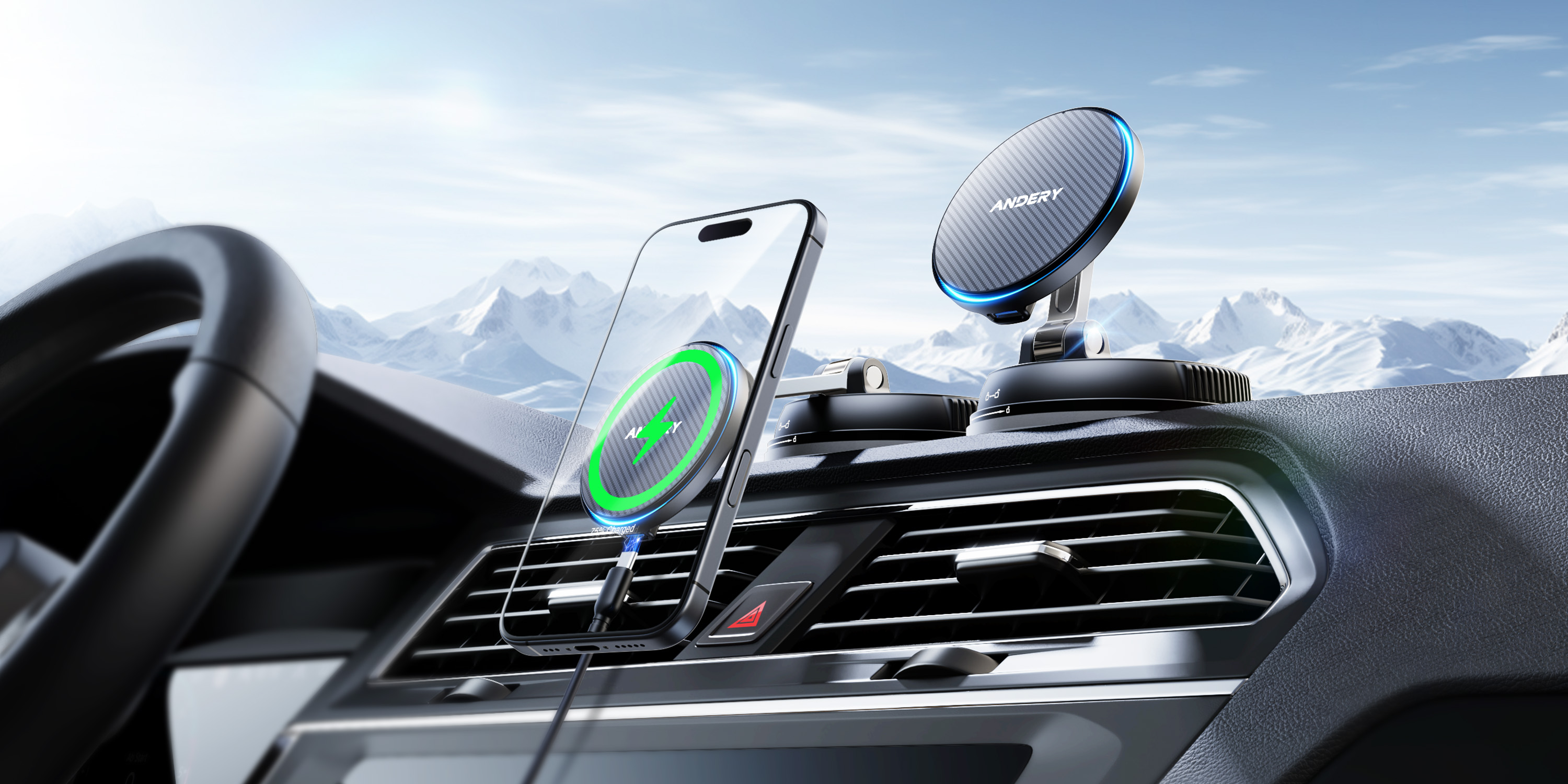 ワイヤレス充電スマホホルダー・ドラレコ搭載！タイヤ山９分！サイドスタンド付き、自賠責3年8ヶ月！まだまだ乗れます。品薄の原付ジョグ50cc ANDERY車載ワイヤレス充電ホルダー15W急速充電