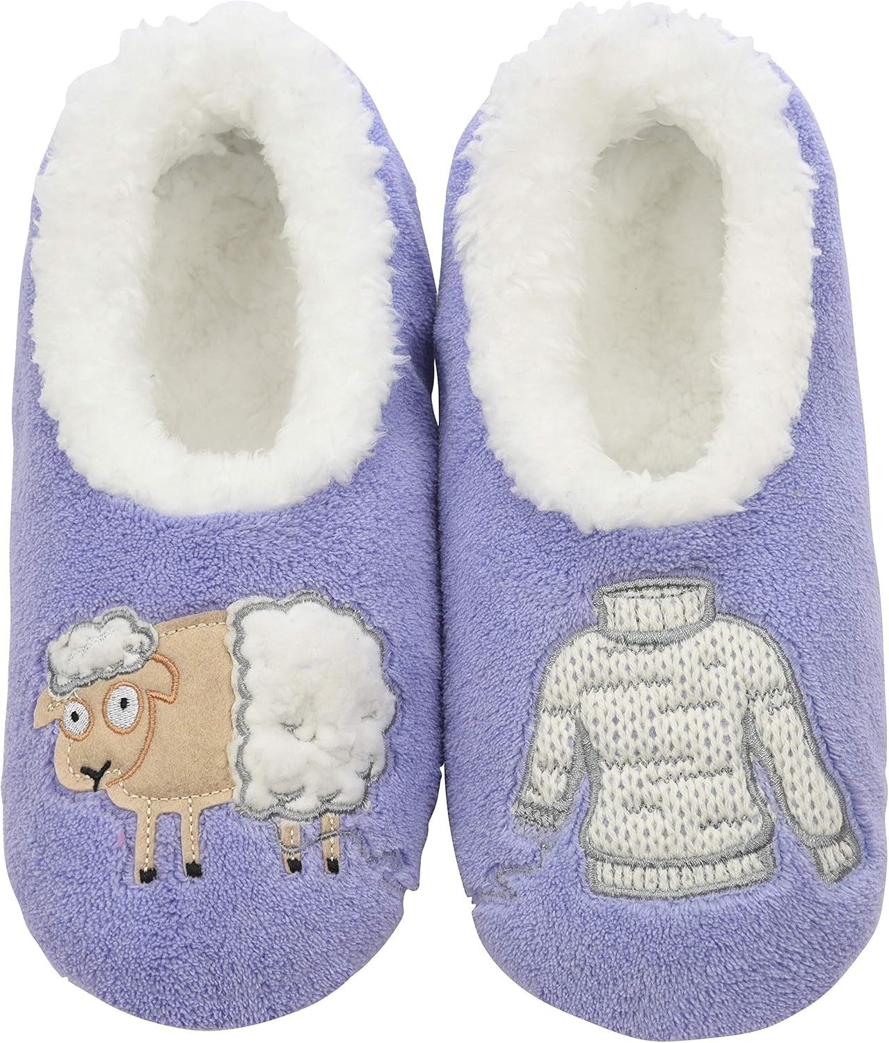 Snoozies Womens Pairables Funny Slippers for Women