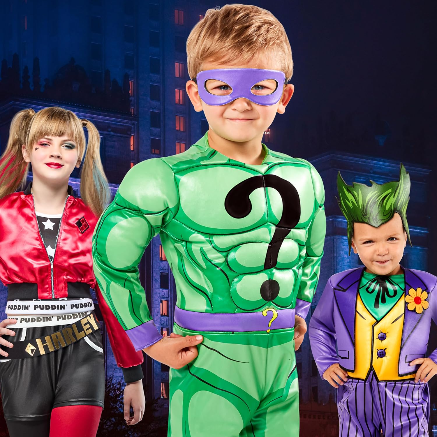 Rubies Childrens Riddler Infant/Toddler Costume Jumpsuit and Mask