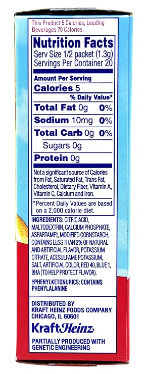Crystal Light On-The-Go Drink Mix, Sugar Free Powdered Water Enhancer, Artificially Flavored Low Calorie Beverage Mix, 5 Calories Per Packet, Fruit Punch, 0.09 Ounce Packets, 10 Count (Pack of 3)