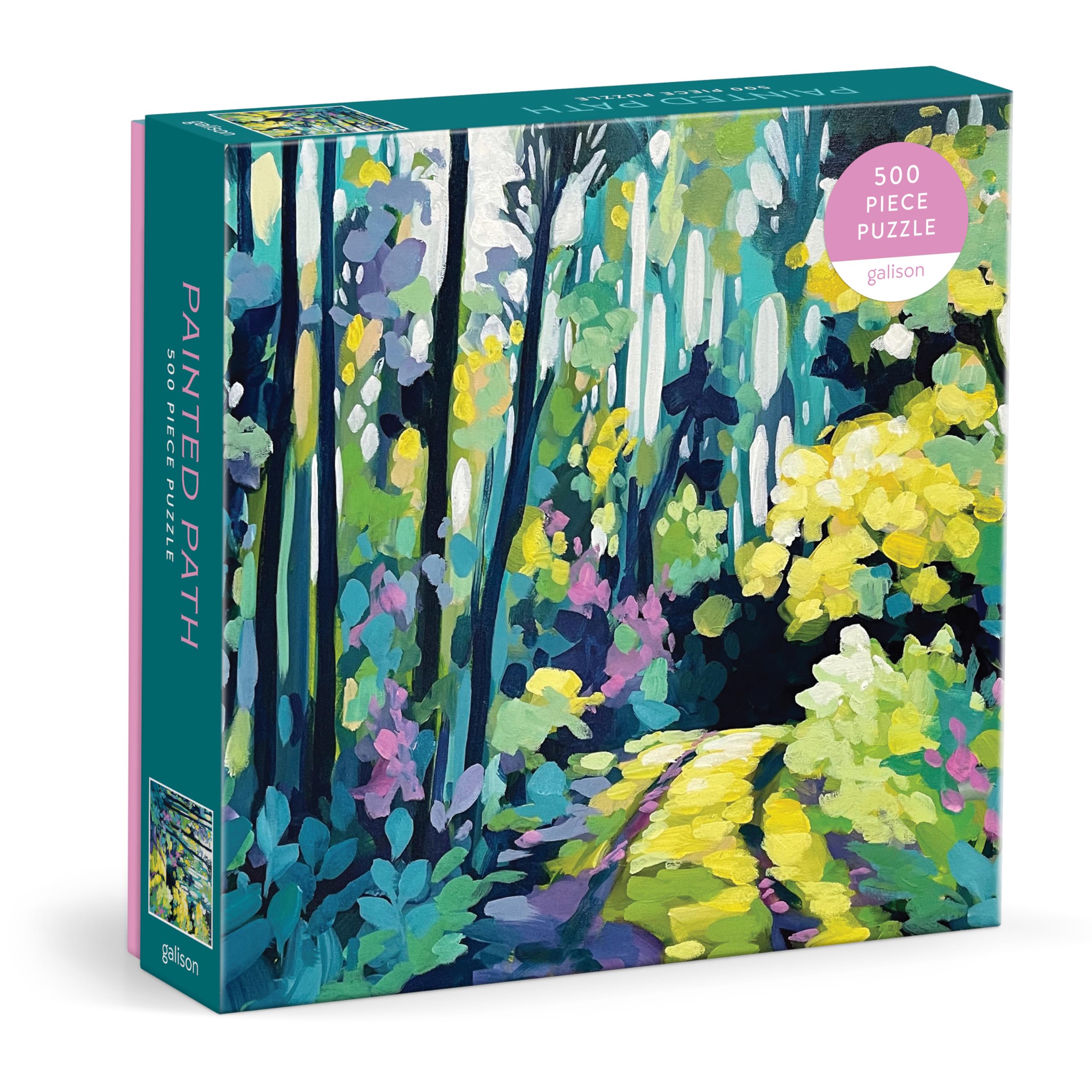 Amazon.com: Galison Painted Path – Clair Bremner 500 Piece Puzzle