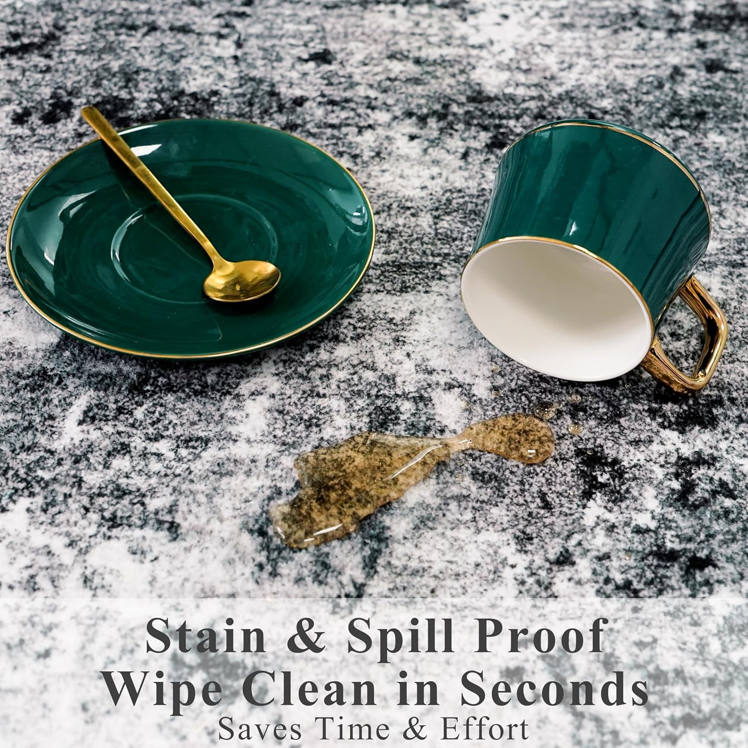 3x10 Washable Hallway Runner Rug - Non Slip Modern Wide Carpet for Kitchen Entryway Bathroom with Rubber Backing,Low Pile Thin Long Floor Runner Indoor（Black Grey,3x10）