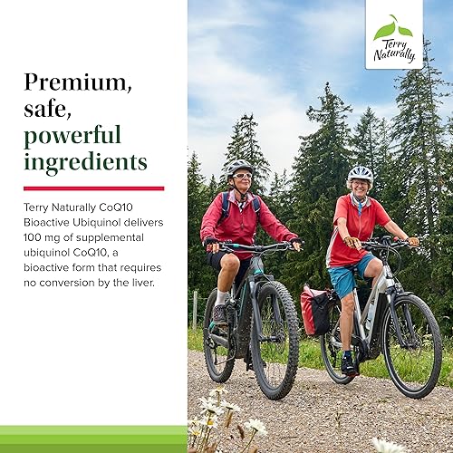 Miniatura 5 de Terry Naturally CoQ10 BioActive Ubiquinol - Suplemento de apoyo de energía celular - Suplemento BioActive CoQ10 - Suplemento nutricional para ayudar