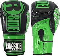 Vista 2 de Ringside Apex Flash Sparring Gloves Negro/Verde