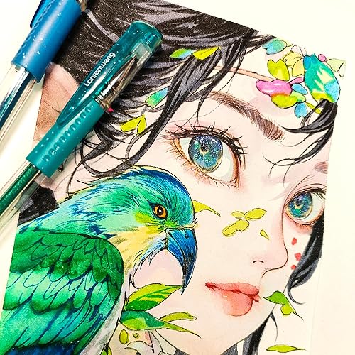 Miniatura 4 de Paquete de 240 bolígrafos de gel de colores con 120 repuestos, bolígrafos de gel con purpurina de punta fina para niños y adultos, libros de