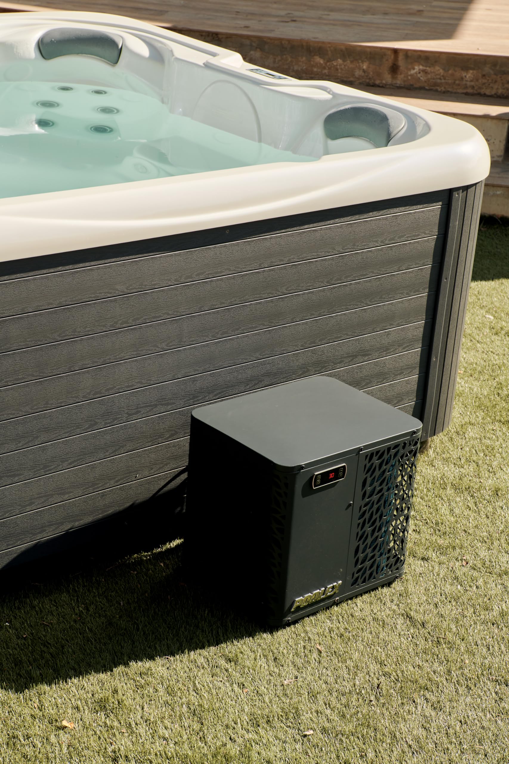 POOLEX Pompe à Chaleur pour Spa Spawer O'Spa 3kW - 75% d'économie d'énergie sur Le Chauffage