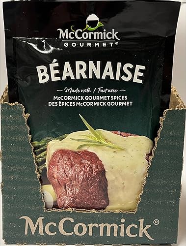 Miniatura 7 de McCormick Gourmet, Mezcla de salsa seca, Bearnaise, 56g2 oz., (9pk) Importado de Canadá