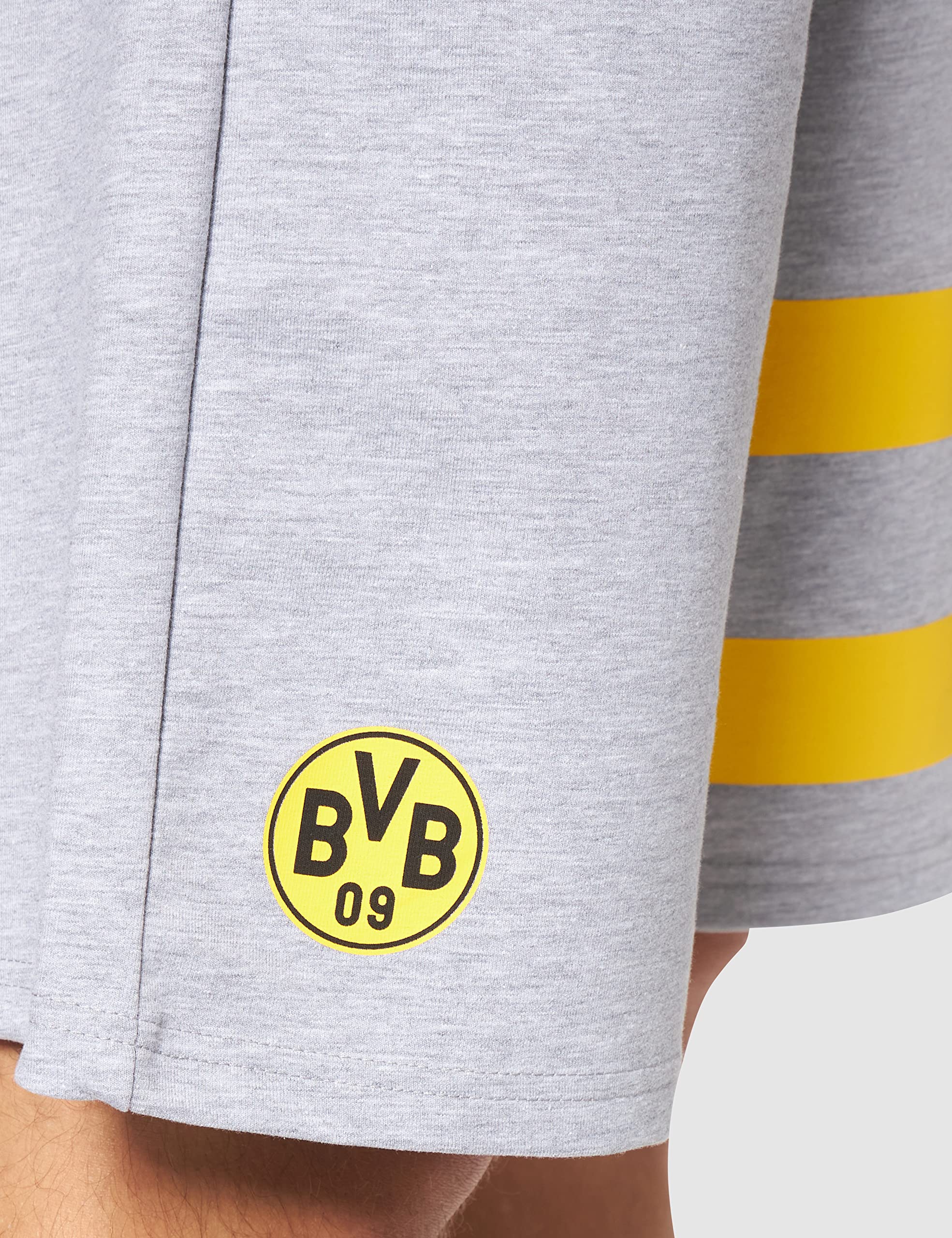 Borussia Dortmund Klasyczne szorty uniseks BVB, szary, XL