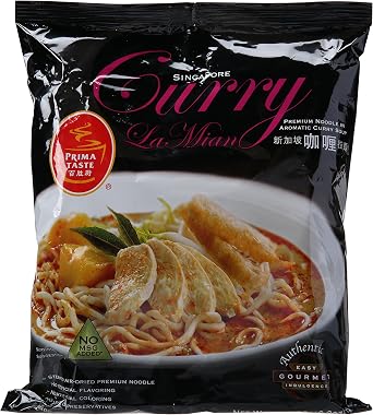 Prima Taste Curry La Mian, Singapore, 6.2 Ounce by Prima Taste
