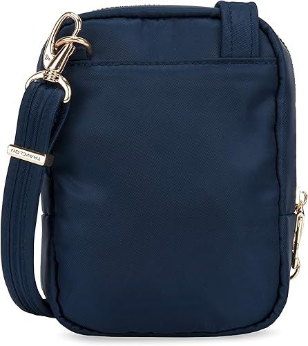 Miniatura 11 de Travelon Bolsa cruzada para teléfono antirrobo para mujer, Zafiro, talla única , Travelon Bolso bandolera antirrobo para teléfono