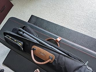 Xinlinke Soprano Saxophone Case EWI Electronic Flashlight Clarinet Soft Sax Gigbag 15mm Padded, Black, Modern design, Black, modern