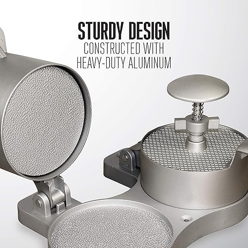 Vista 12 de Prensa para hamburguesas Weston, única y antiadherente, Sencillo, talla única , Gris