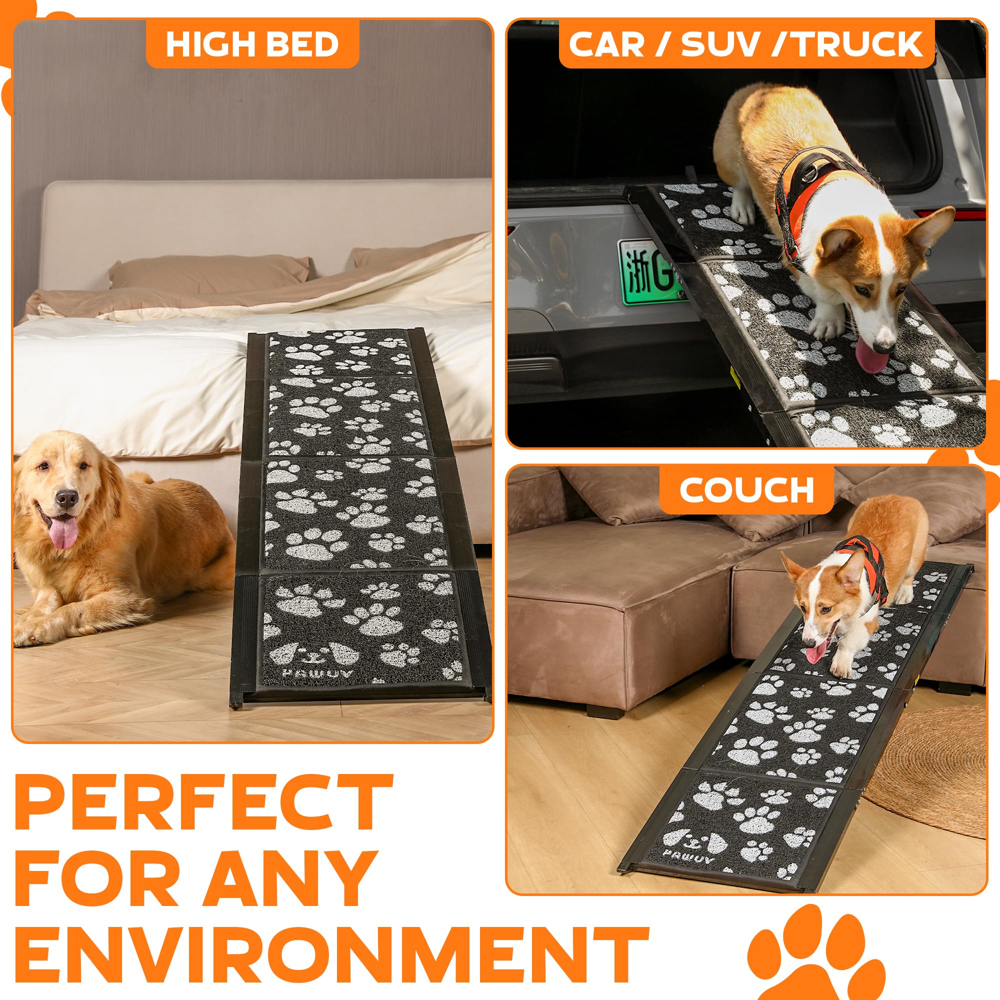 Rampa plegable para perros
