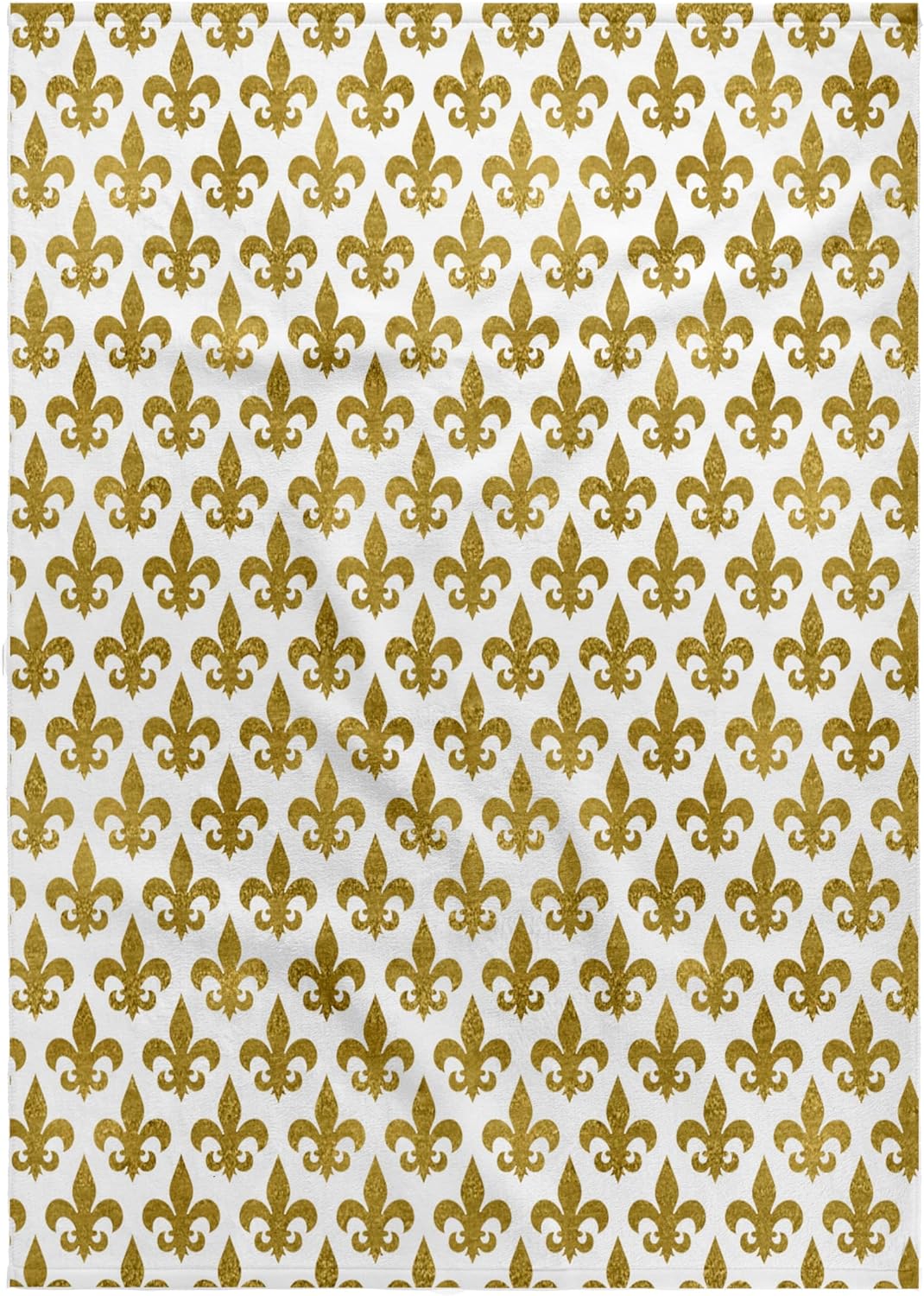 3dRose Glam Gold Fleur De Lis Pattern 22x30 Bath Hand Pool Towel