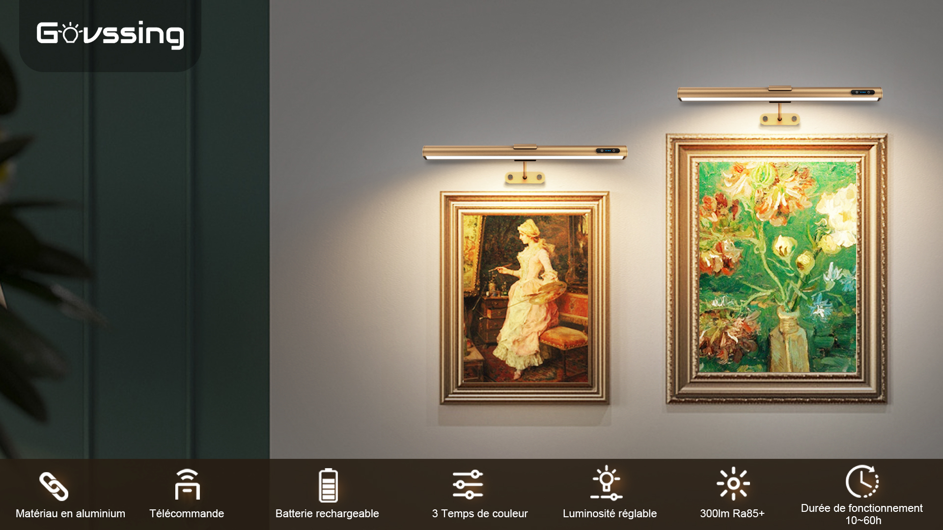 GOVSSING applique tableau - apercu video produit