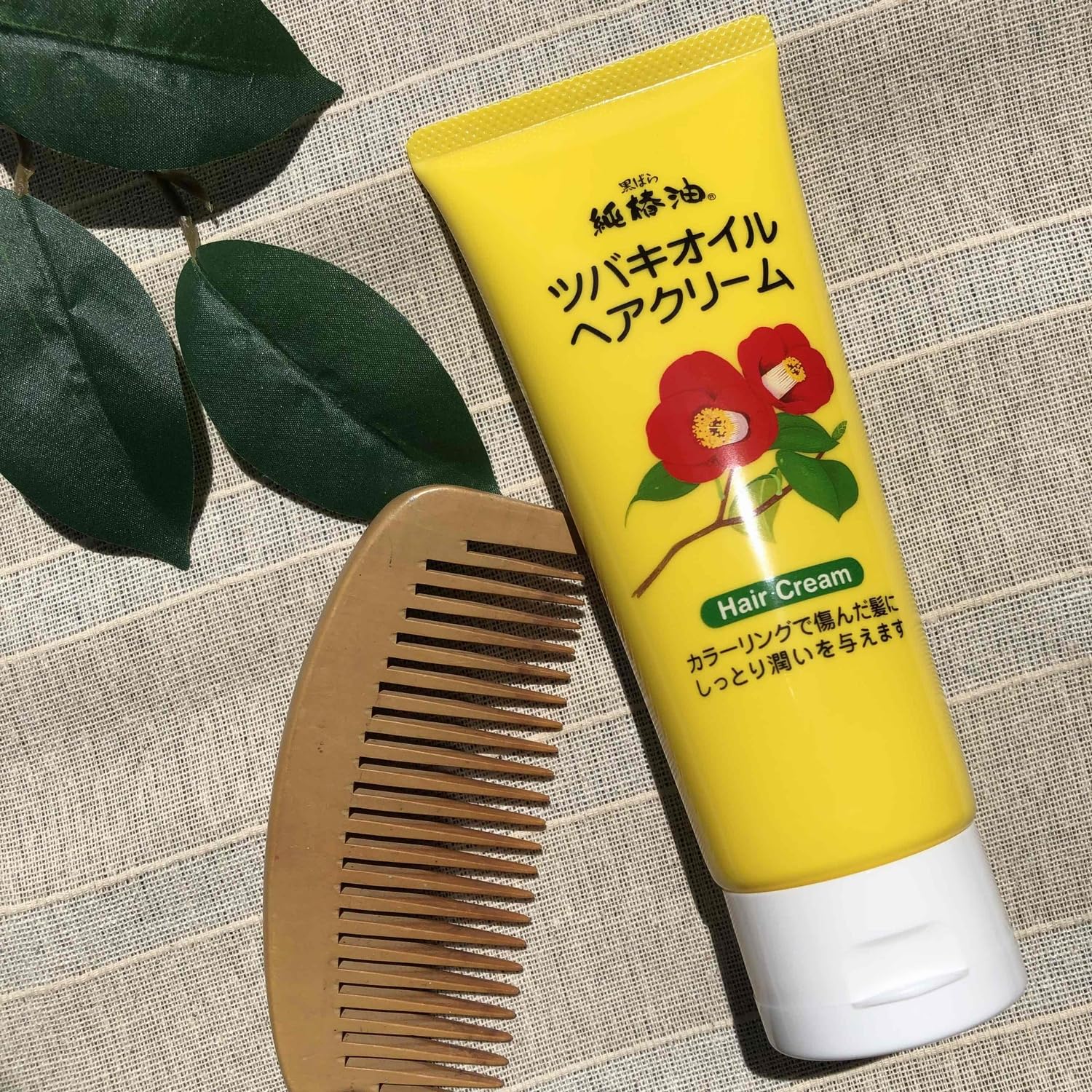 Kurobara Honpo Tsubaki Oil Hair Cream - 150g, White, 150 g (Pack of 1) - Image 2