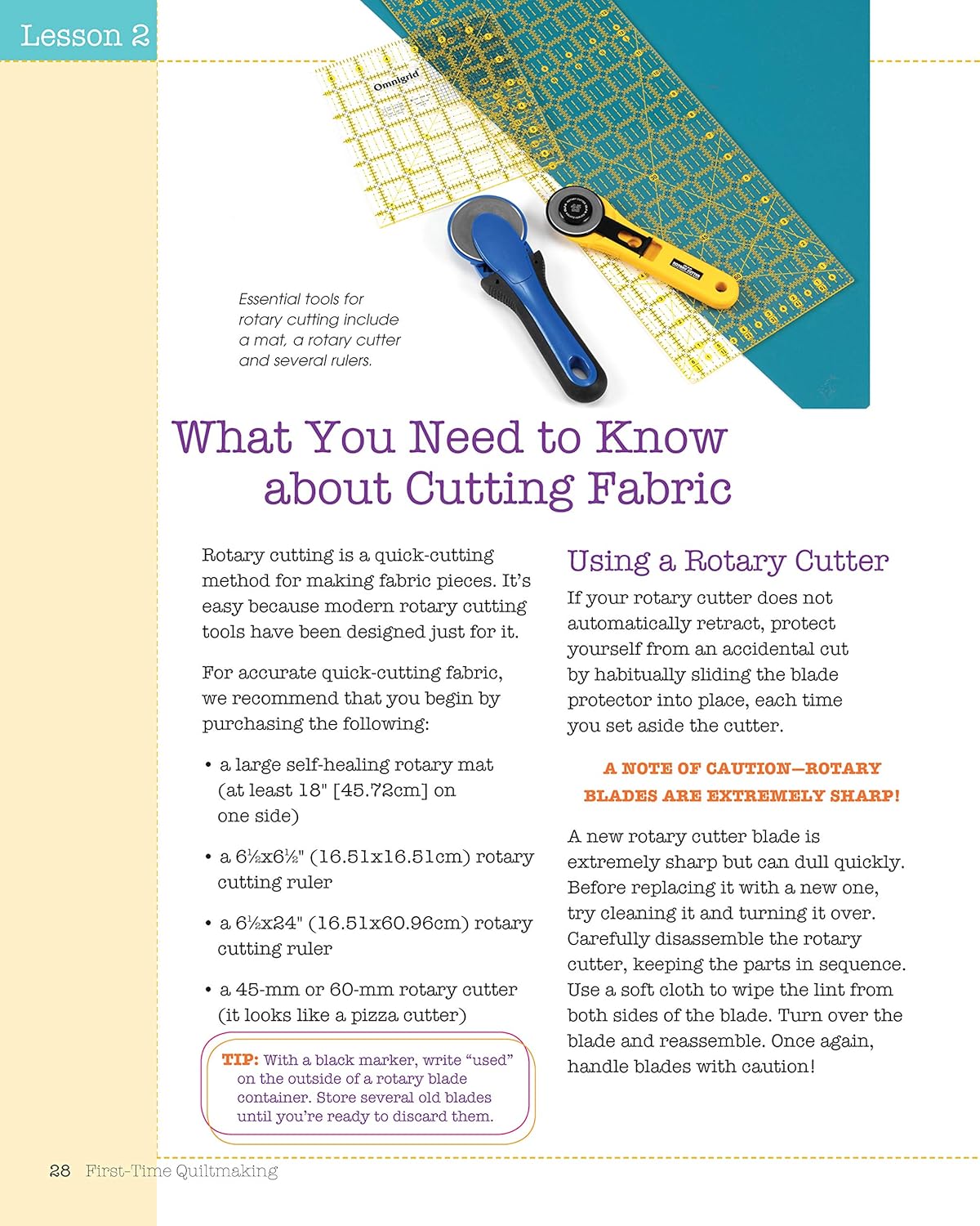 First-Time Quiltmaking, Second Edition, Revised & Expanded: Learning to Quilt in Six Easy Lessons (Landauer) 7 Simple Projects and Easy-to-Follow, Clearly Illustrated Instructions for Beginners - Image 8