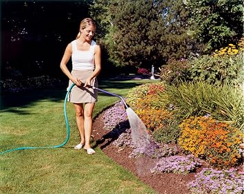 Dramm ColorMark Soft Rain Watering Spray Wand 30 Long, Green Lightweight & Durable with 8 Foam Grip and Brass Shut-Off Valve Ideal for Hanging Baskets, Planters, Gardens, Shrubs & Seedbeds