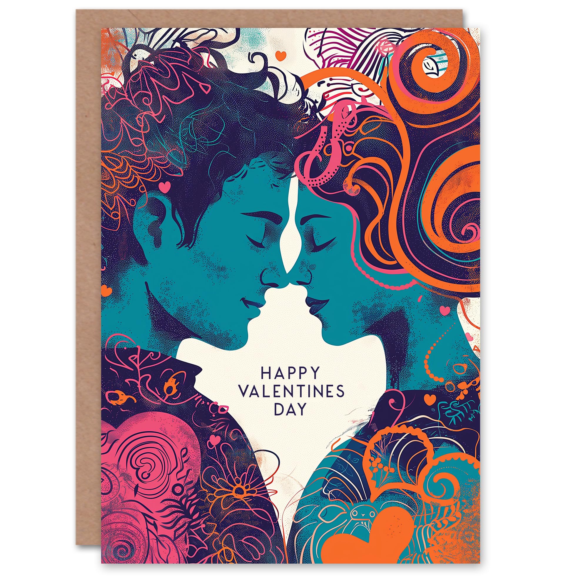 Artery8 - Greeting Card - Anniversary, Valentine's Day - Couple Art