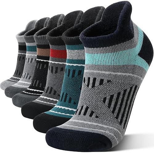 EBMORE Merino Wool Ankle Hiking Socks (6 Pairs)