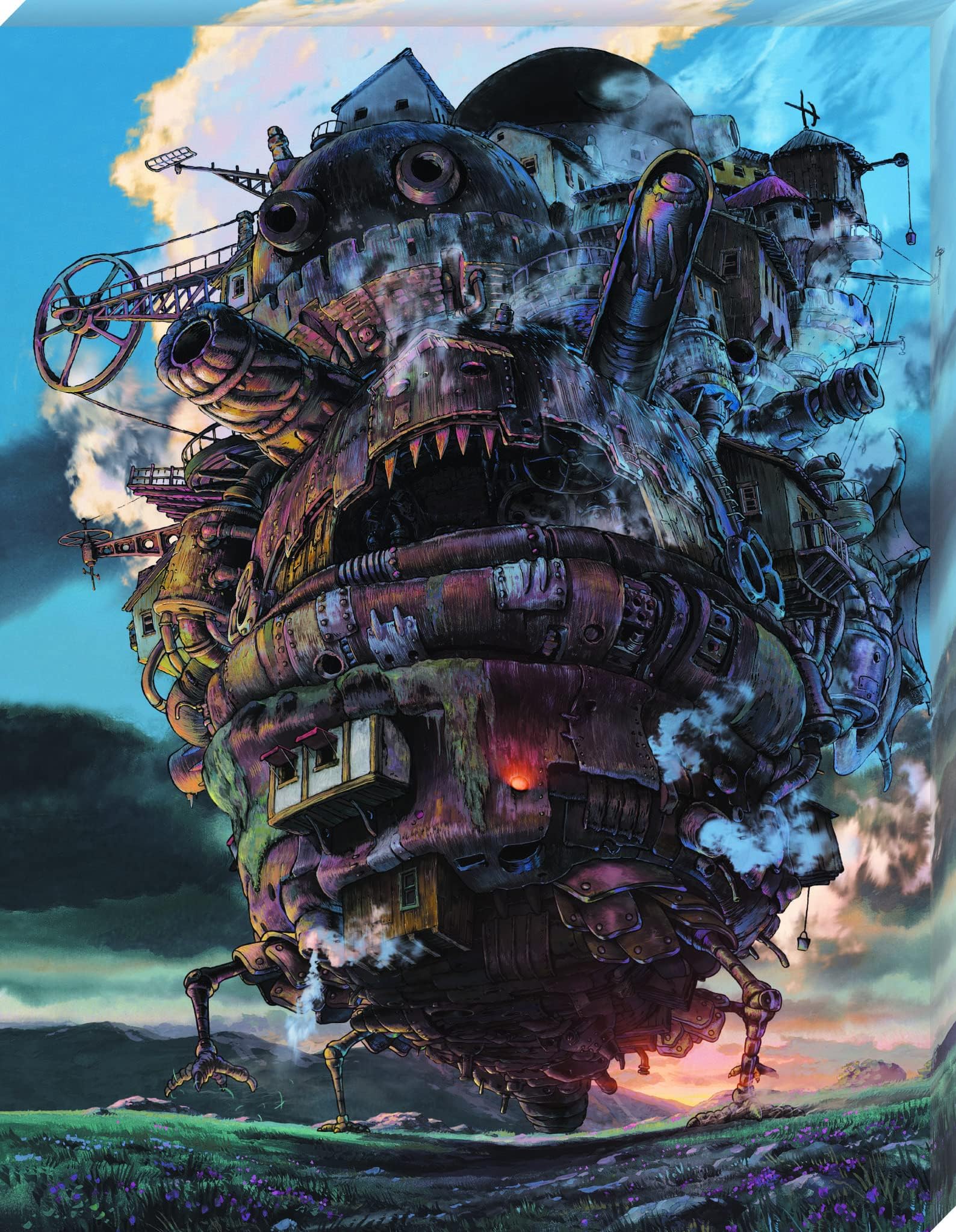 ensky - Howl's Moving Castle Artboard Jigsaw (Canvas Style) - Official Studio Ghibli Merchandise