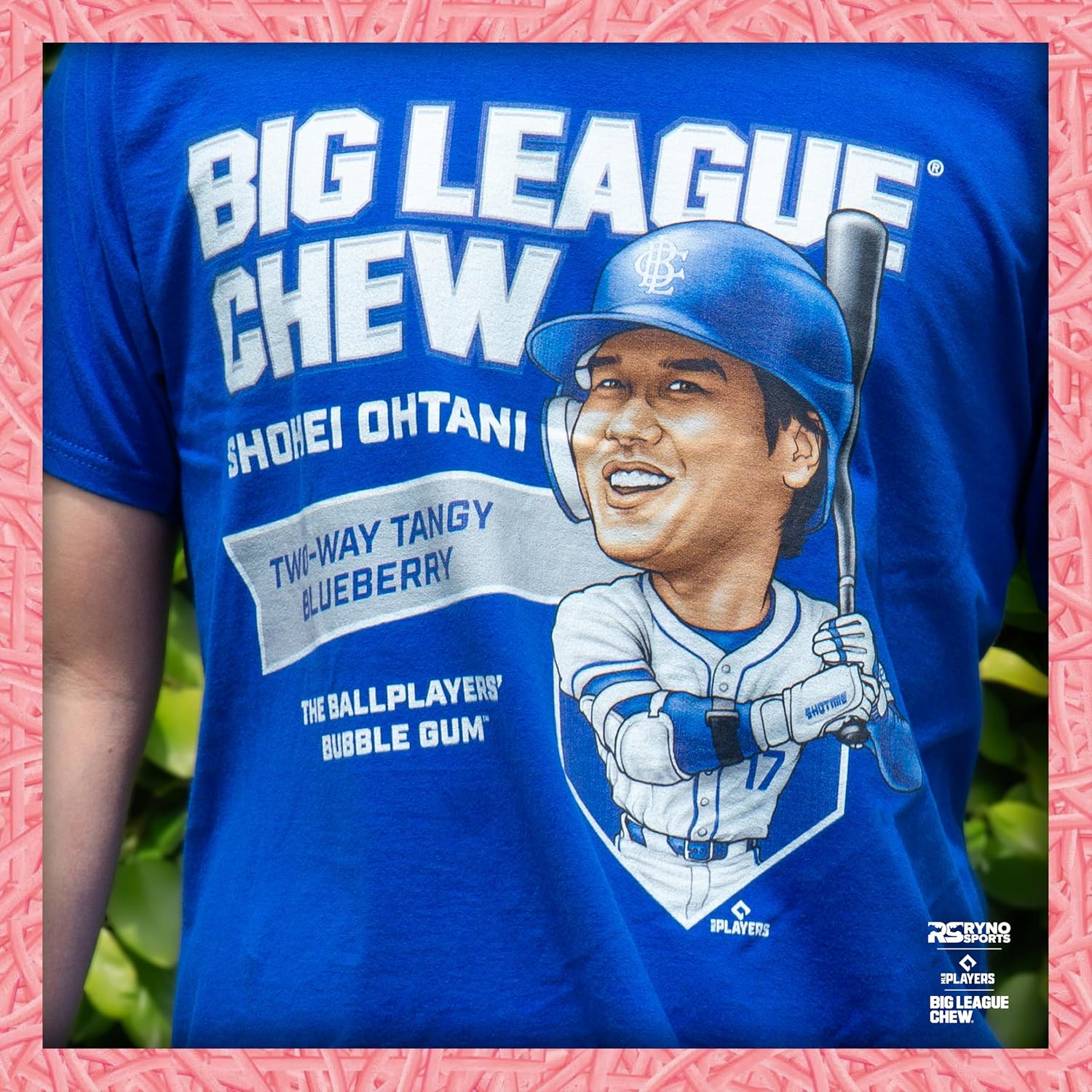Ryno Sports x Big League Chew Main Event Adult T-Shirt for Baseball Fans