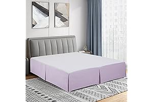 Essential Lavender Bedskirt: A Symphony of Serenity for Your Bedroom Oasis