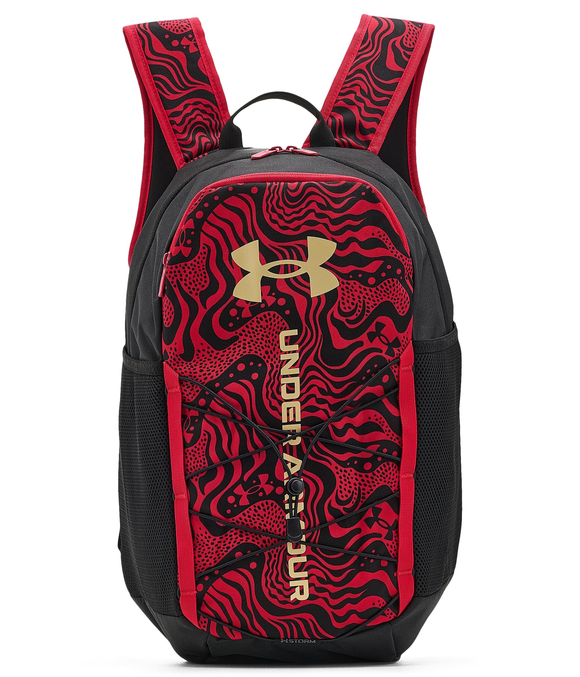 Unisex Hustle Sport 6.0 Backpack Red/Black/Metallic Gold One Size