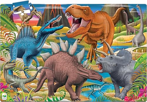 Miniatura 8 de The Learning Journey Rompecabezas dobles que brillan en la oscuridad - Barco pirata - Rompecabezas preescolar de 100 piezas que brilla en la