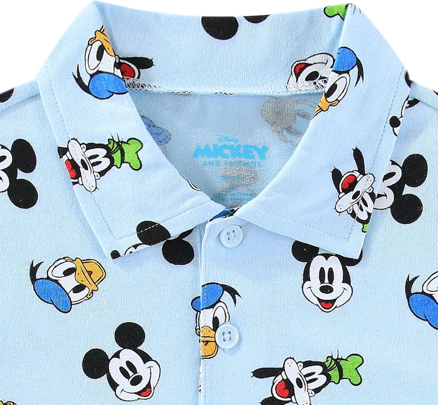Disney Mickey Mouse Toy Story Cars Boys Short Sleeve Polo Shirt for Toddler and Big Kids - Image 3