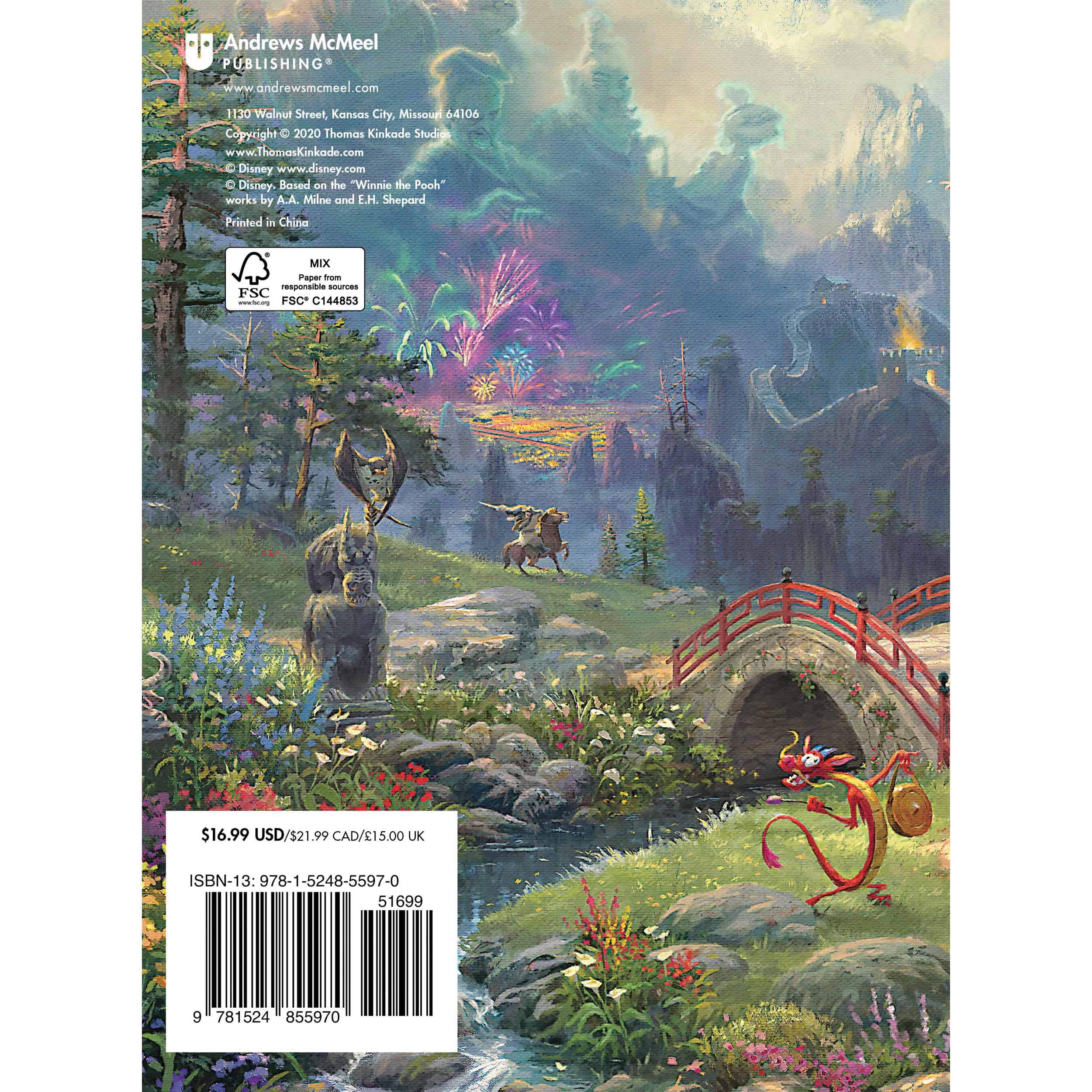 Disney Dreams Collection by Thomas Kinkade Studios: 2021 Monthly/Weekly Engageme: Original Andrews McMeel-Tischkalender [Kalendar] (Agenda-Ringbuch)