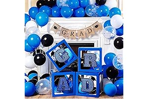 Civaner Graduation Balloons Boxes with Letters