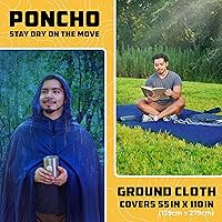 Vista 5 de Wise Owl Outfitters Hamaca de camping – Hamaca portátil de 500 libras con correas de árbol – viajes, mochileros, senderismo, equipo de campamento al